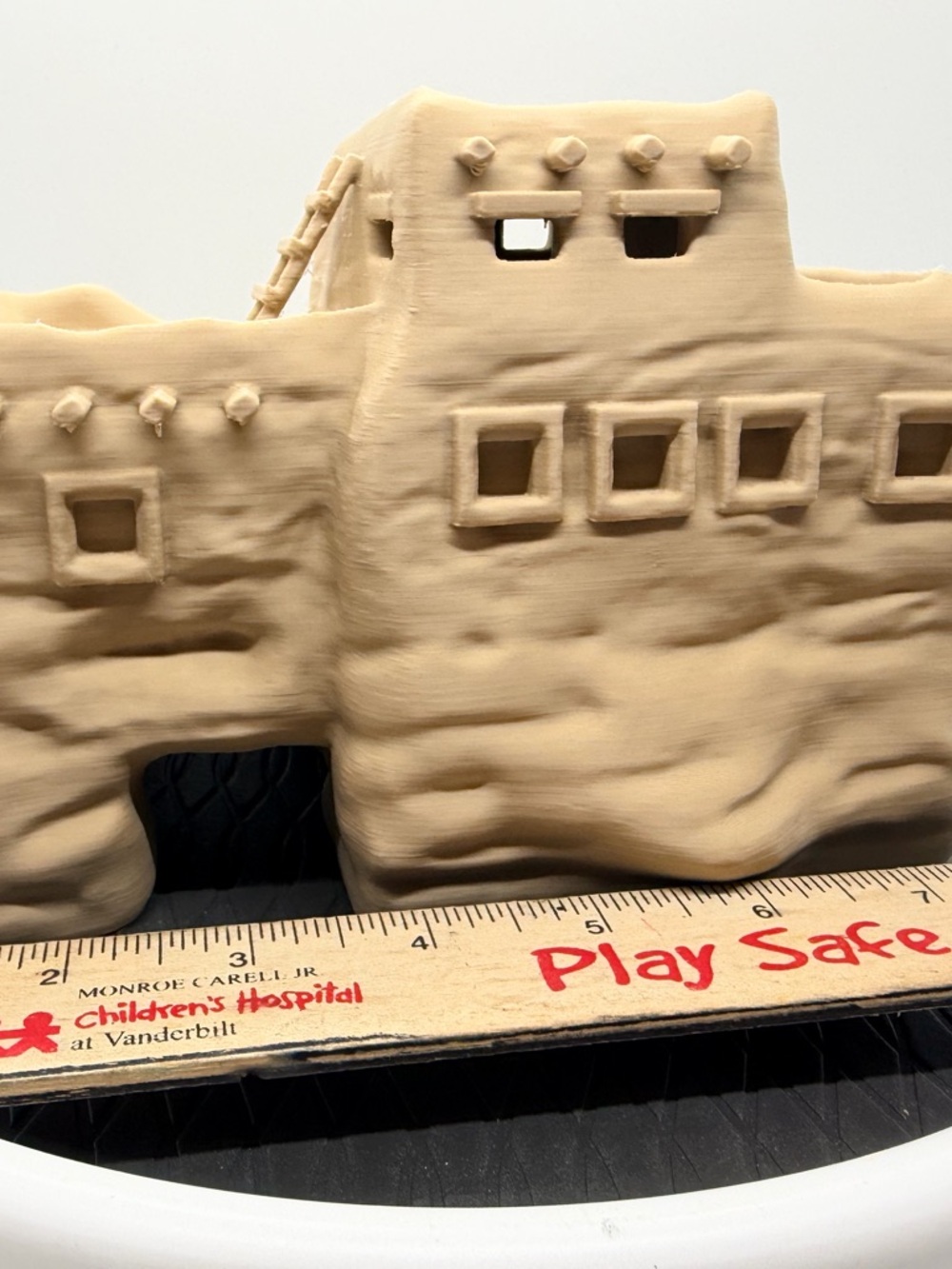 Southwestern Adobe Pueblo terrarium and aquarium decor - Beige - Picture 3 of 6